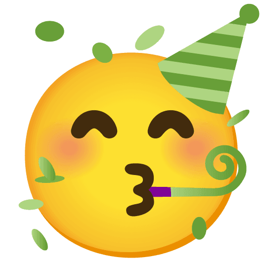 Combined Emoji - 1f49a-1f973