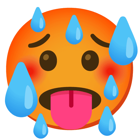 Combined Emoji - 1f975-1f975