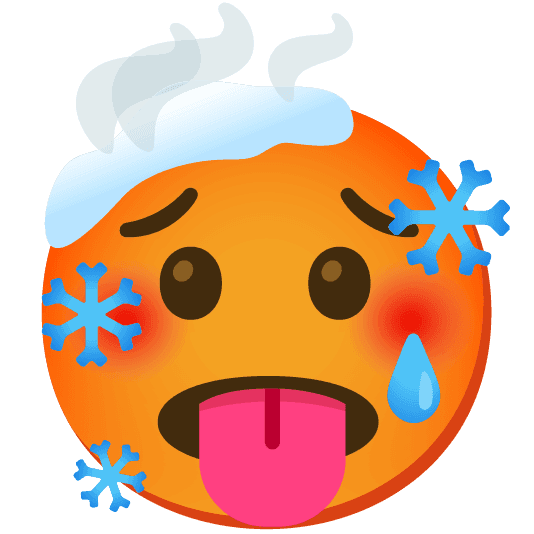 Combined Emoji - 1f975-1f976