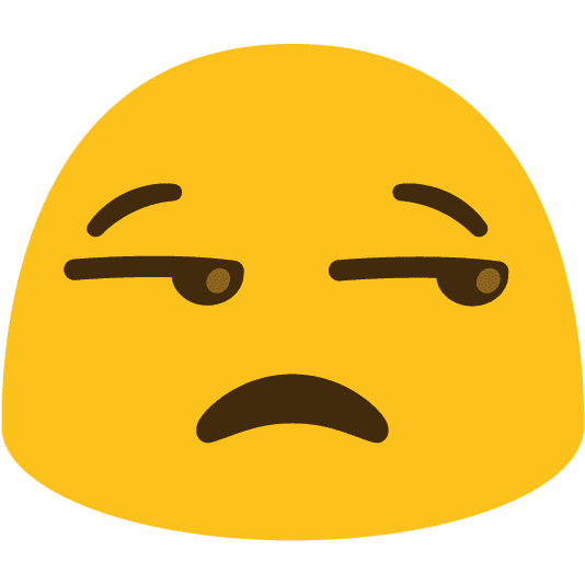 Combined Emoji - 1f612-1fa84