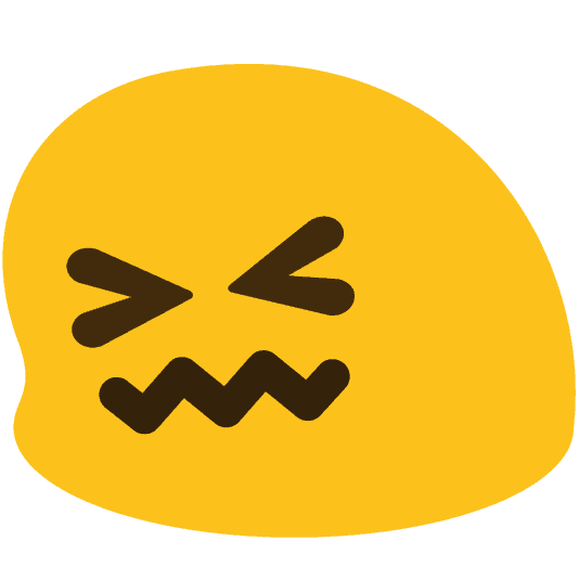 Combined Emoji - 1f616-1fa84