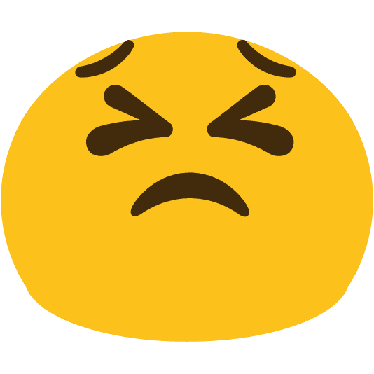 Combined Emoji - 1f623-1fa84