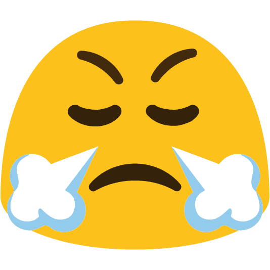 Combined Emoji - 1f624-1fa84