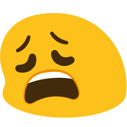 Combined Emoji - 1f629-1fa84