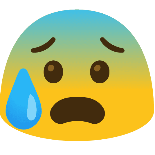 Combined Emoji - 1f630-1fa84