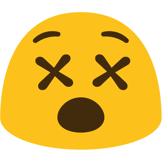 Combined Emoji - 1f635-1fa84