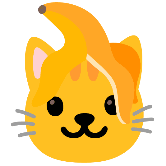 Combined Emoji - 1f34c-1f431