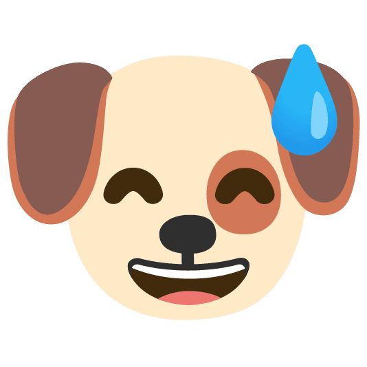 Combined Emoji - 1f436-1f605