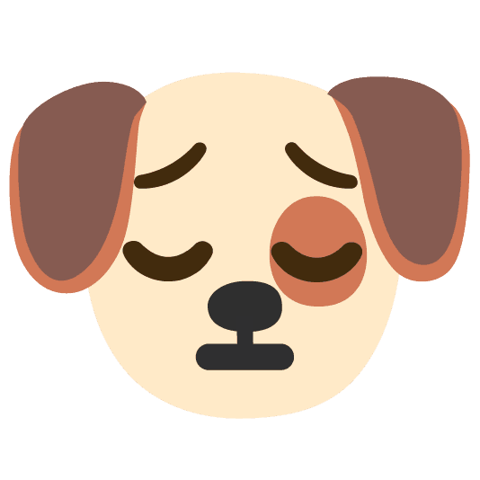 Combined Emoji - 1f436-1f614