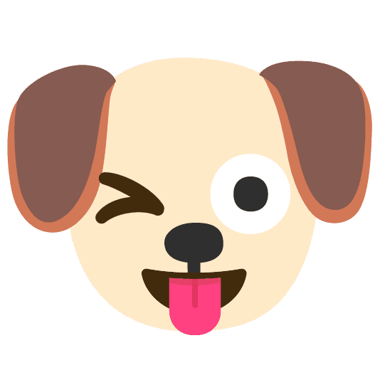 Combined Emoji - 1f436-1f61c