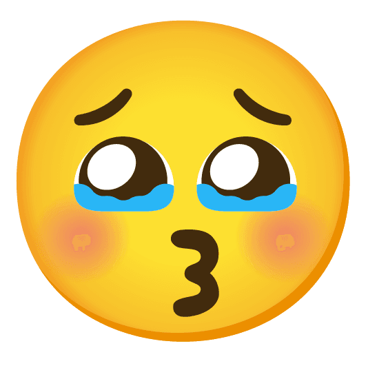 Combined Emoji - 1f61a-1f979