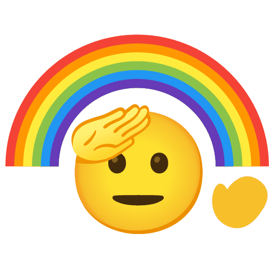 Combined Emoji - 1f308-1fae1