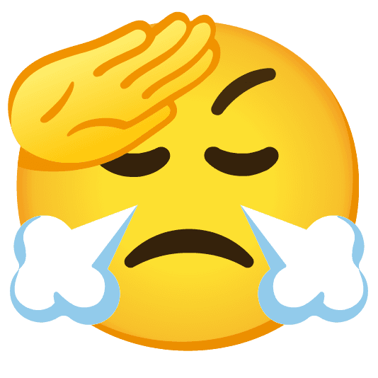 Combined Emoji - 1f624-1fae1