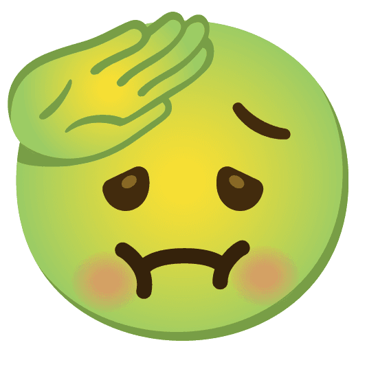 Combined Emoji - 1f922-1fae1