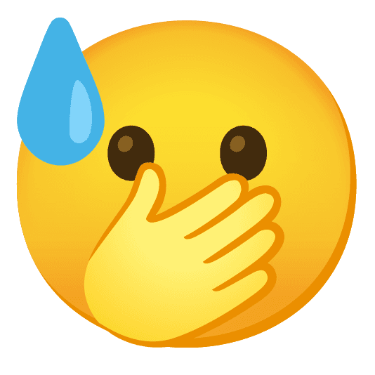 Combined Emoji - 1f613-1fae2