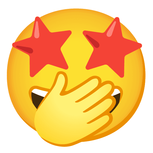 Combined Emoji - 1f929-1fae2