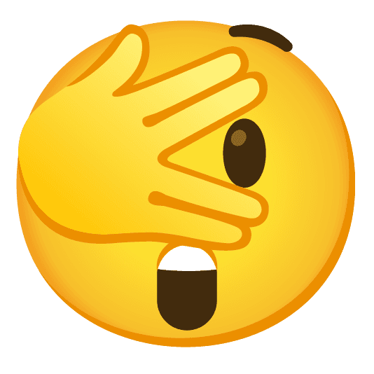 Combined Emoji - 1f632-1fae3