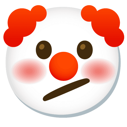 Combined Emoji - 1f921-1fae4