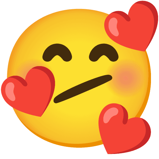 Combined Emoji - 1f970-1fae4