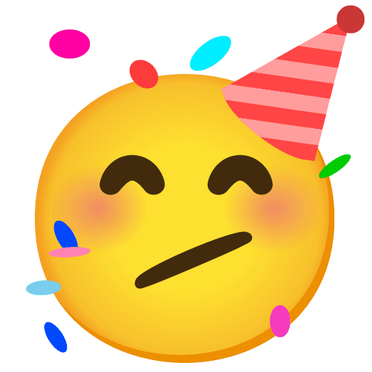 Combined Emoji - 1f973-1fae4