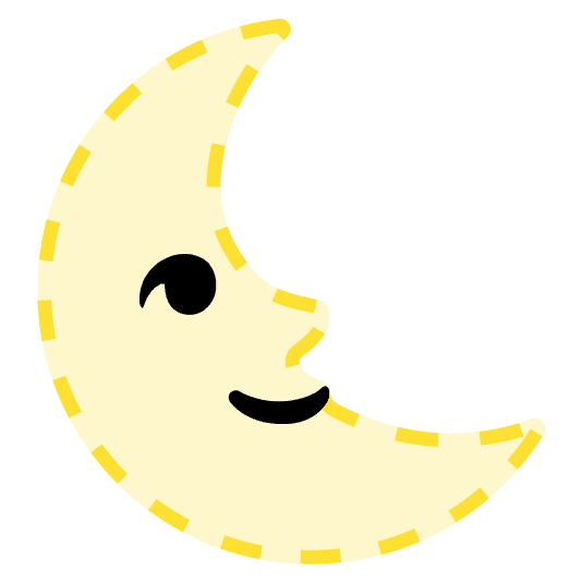 Combined Emoji - 1f31c-1fae5