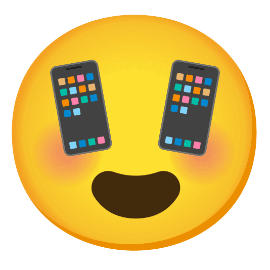 Combined Emoji - 1f4f1-1f60d