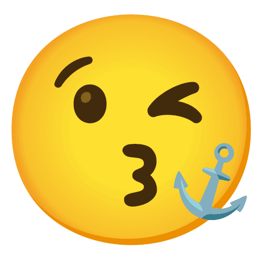 Combined Emoji - 2693-1f618