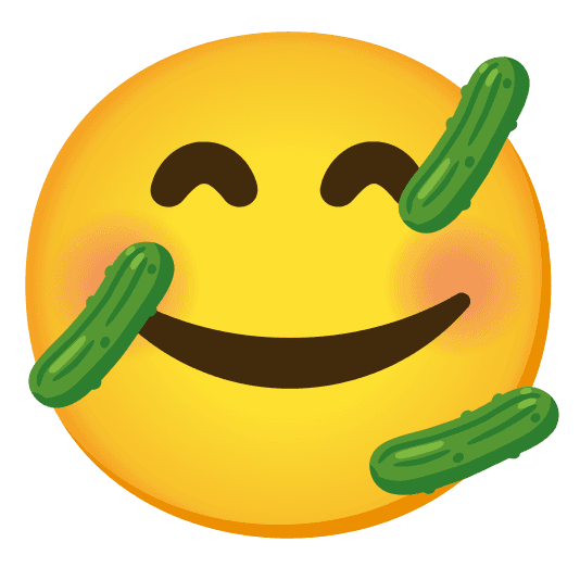 Combined Emoji - 1f952-1f970