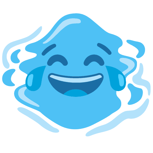 Combined Emoji - 1f4a7-1f602