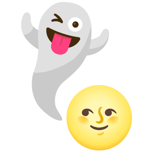 Combined Emoji - 1f31d-1f47b