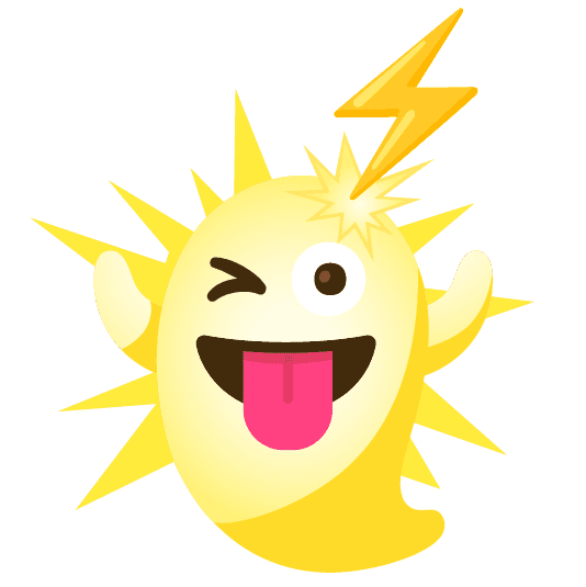 Combined Emoji - 26a1-1f47b