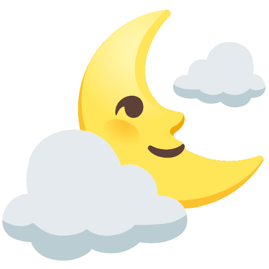 Combined Emoji - 2601-fe0f-1f31c