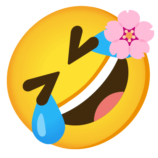 Combined Emoji - 1f338-1f923