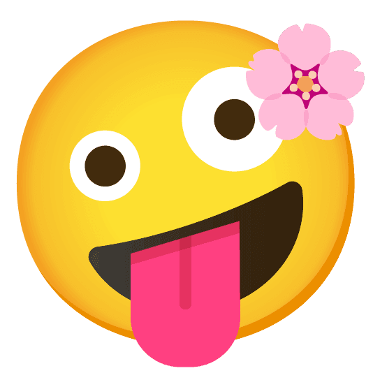 Combined Emoji - 1f338-1f92a