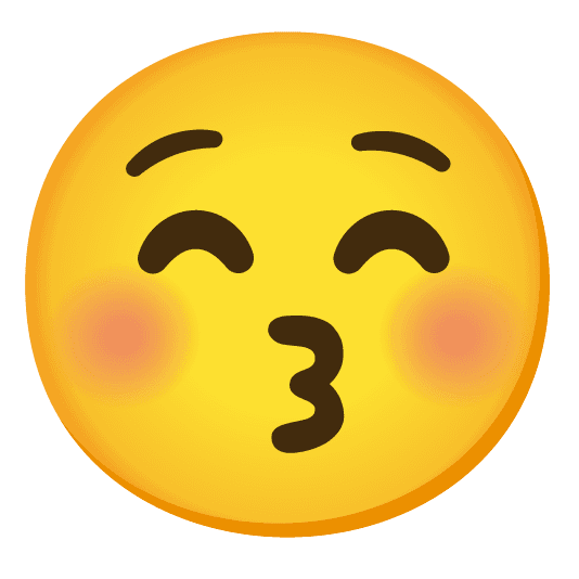 Combined Emoji - 1f604-1f61a