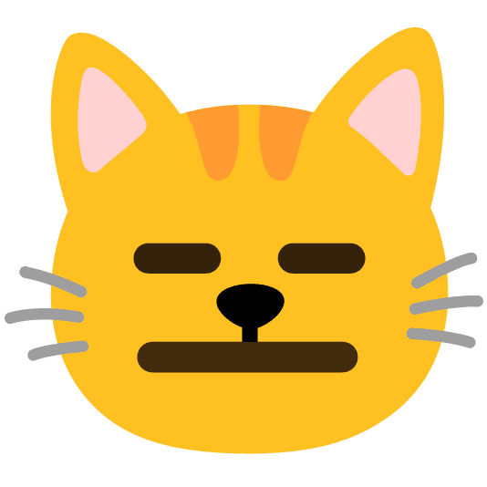 Combined Emoji - 1f431-1f611