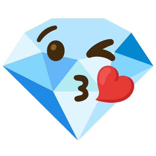 Combined Emoji - 1f48e-1f618