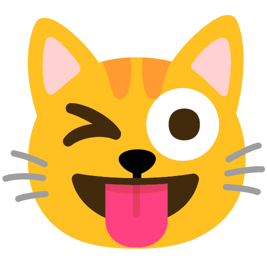 Combined Emoji - 1f431-1f61c