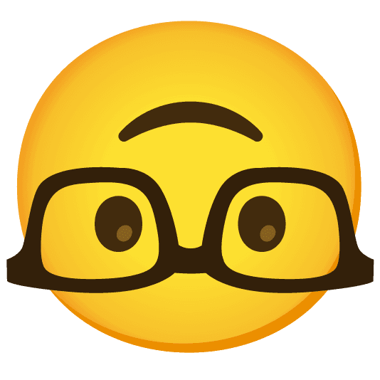 Combined Emoji - 1f643-1f913