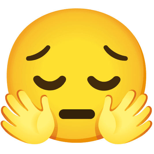 Combined Emoji - 1f614-1f917