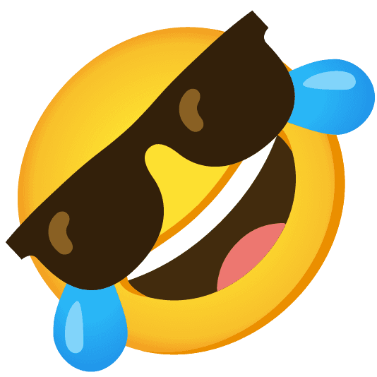 Combined Emoji - 1f60e-1f923