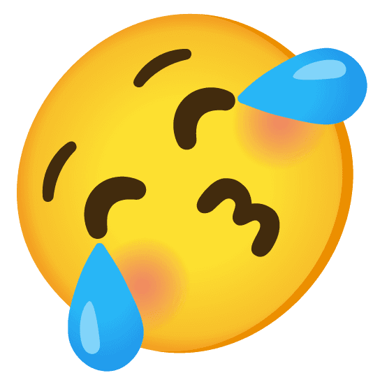 Combined Emoji - 1f61a-1f923