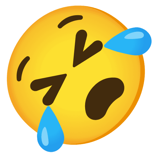 Combined Emoji - 1f627-1f923