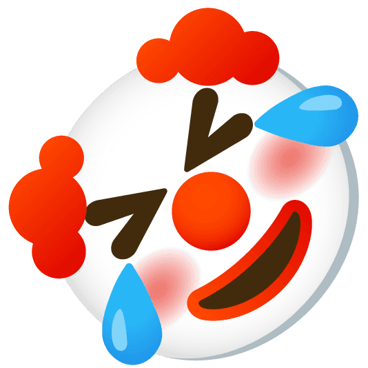 Combined Emoji - 1f921-1f923