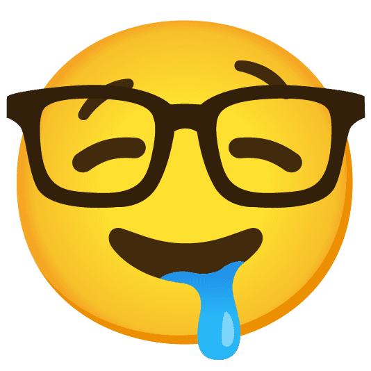 Combined Emoji - 1f913-1f924