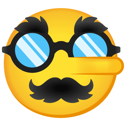 Combined Emoji - 1f925-1f978