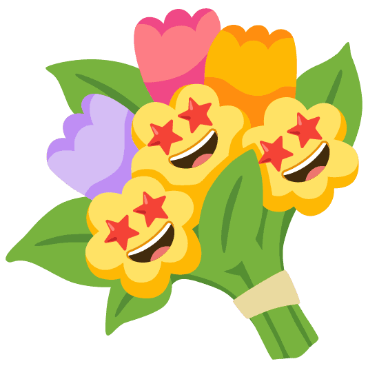 Combined Emoji - 1f490-1f929