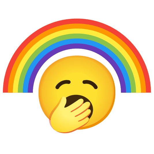 Combined Emoji - 1f308-1f971