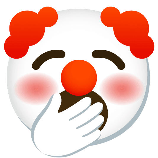 Combined Emoji - 1f921-1f971