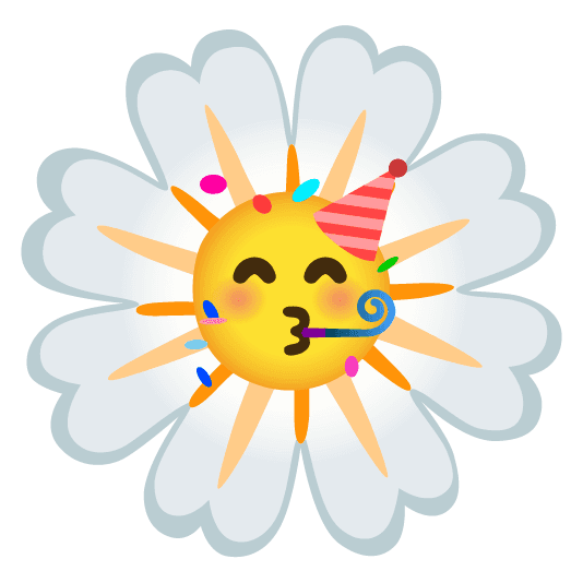 Combined Emoji - 1f33c-1f973